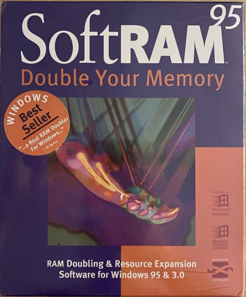 SoftRAM95 Original Box Art